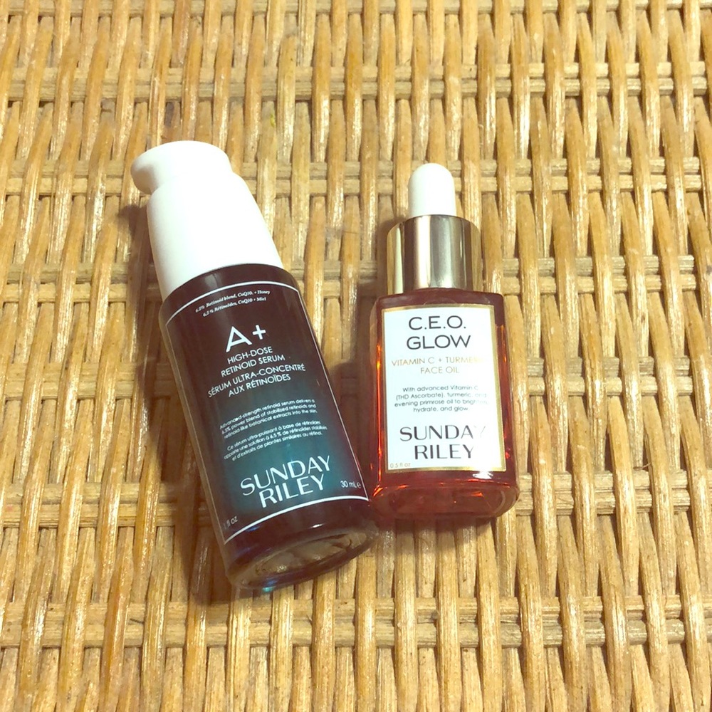 Sunday Riley serums NEW